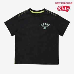[뉴발란스]뉴발란스 키즈 서핑 그래픽 반팔티 NK9EE3703U-19 반