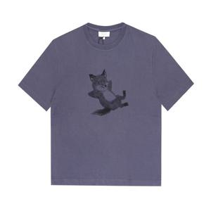 [메종키츠네 MAISONKITSUNE] OM00108KJ0008 0120 남성 반팔티