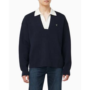 [캘빈클라인 진]남성 CK 오버핏 카라 니트티 4RD303G (4RD303G-CEF)