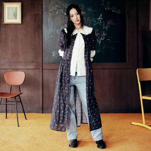 [써스데이아일랜드][KiiiKiii 착용]네크프릴 풀오픈 원피스(T256MOP161W)