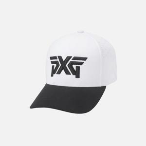 PXG골프모자 UQC PGPPU8504-01 공용 칼라 블록 피티드 캡