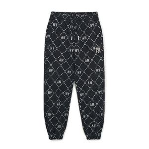 M MLB키즈바지 NQK 7APTMD134-50BKS Dia Monogram 자가드 팬츠