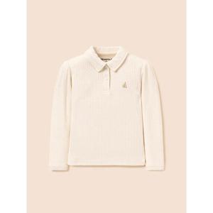 [25FW 10%][빈폴키즈] 케이블 패턴 저지 블라우스 - 아이보리 (BI5941G030)