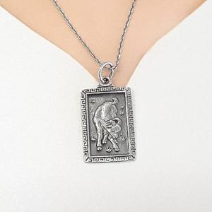 [블루케이] 실버silver 십이지상 양 목걸이250206-07
