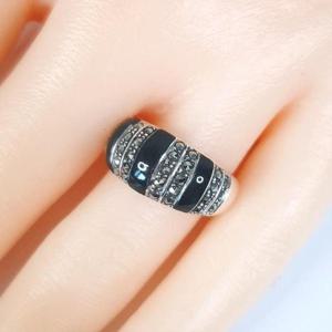 [블루케이] 실버925 엔틱 오닉스 원석 반지250303-10