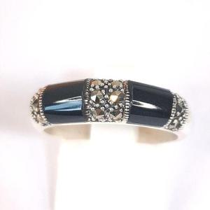 [블루케이] 실버925 엔틱 오닉스 원석 반지250303-11