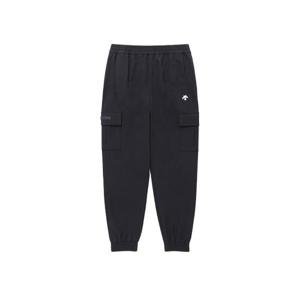 데상트 공용 에센셜 기모 우븐 카고 팬츠 BP323UPT91-BLK0