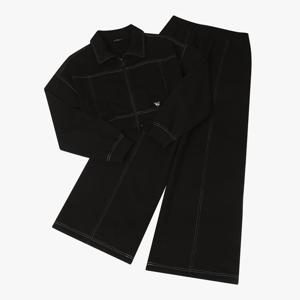 [더데이걸]스티치 집업 팬츠 세트TGMS25103