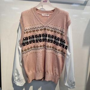 수스 HC36 니트조끼배색 S253BSW953