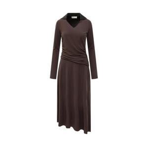 토리버치 미디 원피스 176360 258 BROWN