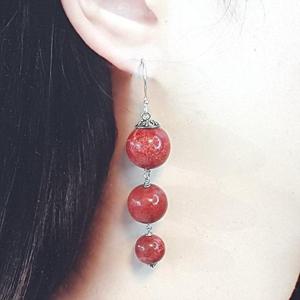 [블루케이] 목산호 원석귀걸이240316-24실버925탄생석