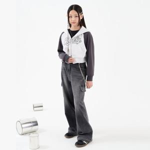 [더데이걸]와이드 카고 데님청바지TGTJ24W04
