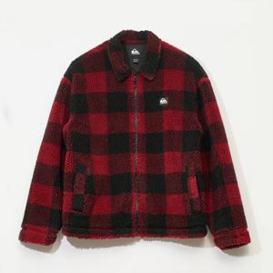 [퀵실버]퀵실버 체크 패턴 플리스 자켓 (QF31JK061RED)