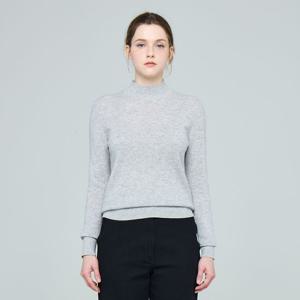 [유닛]캐시미어 베이직 모크넥 콜럼바인 풀오버 (UFKKMN433C-L/GREY)