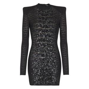 발망 미디 원피스 FF0R8012 97KI 0PA Black