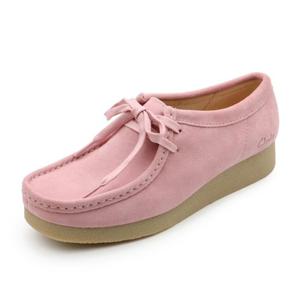 CLAOXC3635WF4 금강제화 랜드로바 클락스 여성 왈라비 Wallabee EVOsh Pink suede