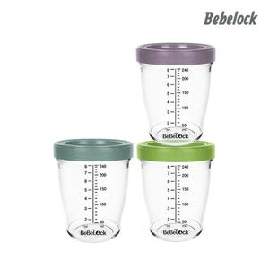 [베베락]포네르 트라이탄 이유식 용기 240ml(3P)
