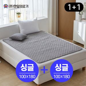 한일의료기 전자파없는전기요 워셔블 코잠 탄소매트 (싱글+싱글)