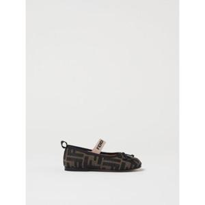 키즈 펜디 플랫 슈즈 JFR377AQ75 F1NJB Tobacco