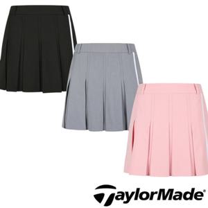 [테일러메이드]여성 TWCUO5292 999 사방스판 전체 플리츠 스트라이프 포인트 큐롯 스커트