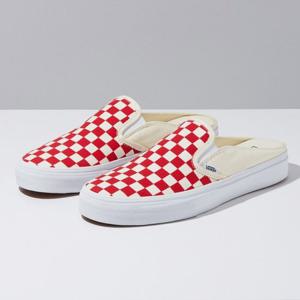 [VANS] 클래식슬립온 뮬(체커보드)레드 VN0004KTTLF