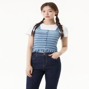 [플라스틱아일랜드] 멀티스트라이프 뷔스티에 PR2KV461