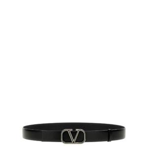 Valentino Garavani Vlogo 시그니처 버클 벨트 Y2T0Q90AZR 0NO TP941155122