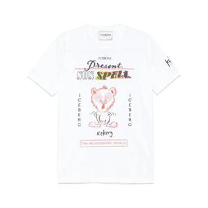 25 FW 아이스버그 로고 프린트 티셔츠 P25EI1PF02B6325 TP433868051