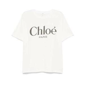 끌로에 반팔 티셔츠 25SJH20191 101 WHITE
