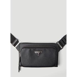 25 FW 프라다 남성 Logo Motif Woven Beltbag pra0149064blk