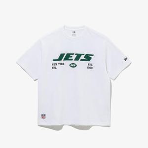 뉴에라반팔티 GQC 14536430 NFL 뉴욕 제츠 팀 로고 티셔츠 화이트