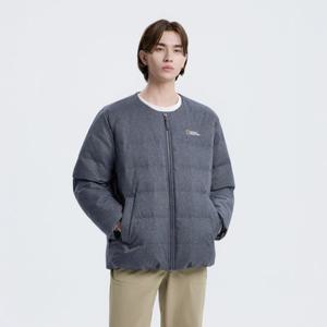 [3만원 할인] N254UDW021 헤론 U넥 경량 구스다운 데님 점퍼 INDIGO