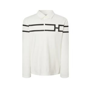 헤지스 골프 남성 24FW 스테디셀러H로고 블럭 긴팔 폴로티셔츠 (WHITE) WPTS4C691OW