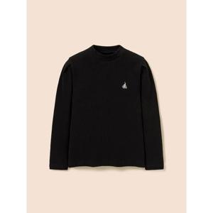 [25FW 10%][빈폴키즈] 여아 클래식 골지 티셔츠 - 블랙 (BI5941G015)