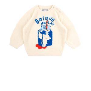 [베베드피노 언더웨어] [BABY] 에크루 밀크 베이비 스웨터_BU53KR102