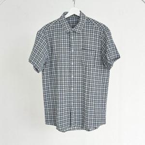 쿼치드 시어서커 하프셔츠 남녀공용 여름남방 AD-250636