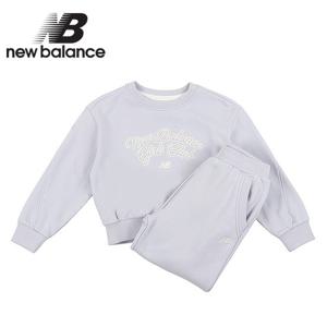 뉴발란스 키즈 크롭 스트레이트 팬츠 스웻 셋업(NK9YE4805G-88)_라벤더