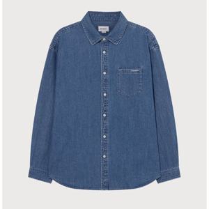 커버낫 베이직 데님 셔츠 공용 B1 CO2503SH51 BL BK LB
