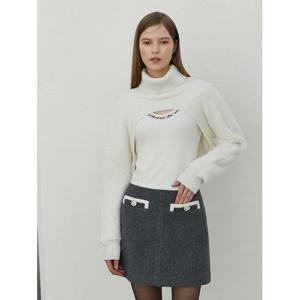 [에고이스트]아이보리 라운드 TS& 볼레로 SET EN4CL166 EN4CL166
