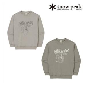 스노우피크[택가 89,000원] 스노우피크 X 성낙진 그래픽 맨투맨 (S24FMFHT68A)