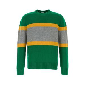 LOEWE Multicolor wool sweater H526Y14KLG GREENGREY