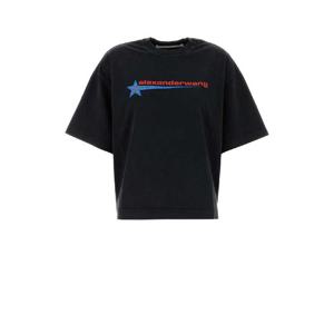ALEXANDER WANG Black cotton oversize t shirt UCC4251863 011