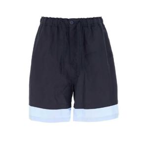 LOEWE Dark blue poplin bermuda shorts H526Y1AW23 DARKNAVYLIGHTBLUE