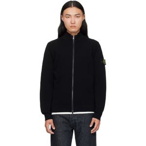 25 FW 스톤아일랜드 남성 블랙 5100062 스트레치 RWS 울 스웨트셔츠 252828M200001