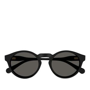 끌로에 블랙 라운드 다크 플라스틱 선글라스 CC0014S 005 BLACK