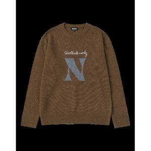 [널디] 범피 N 램스울 블렌디드 크루넥 스웨터 PNEF24NT03 BUMPY N LAMBSWOOL BLENDED CREWNECK SWEATER