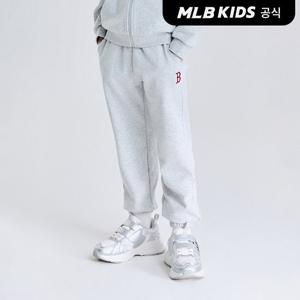 [택가59,000원][MLB키즈]베이직 스몰로고 조거팬츠 BOS (L.Melange Grey)7APTB0151-43MGL