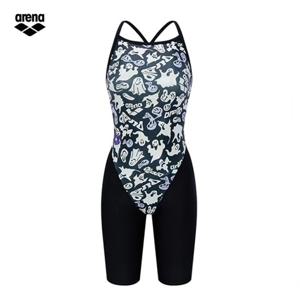 아레나 고스트빌리지 A5SL1LH03 BLK (주머니백 증정) 여성 일반 싱글크로스 스트랩백 4부 반신 실내수영복
