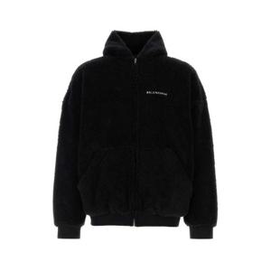 발렌시아가 후드 티셔츠 768694TRVD91070 BLACK DOM