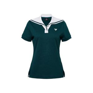 와이드앵글골프반팔티 KQJ WWM25277G9 CO 세일러 니트 에리 티셔츠 L (D/Green)